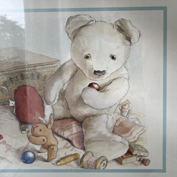 Framed Poster Art Print Camilla Ashforth Horatio's James the Bear Horatio - Picture 3 of 11